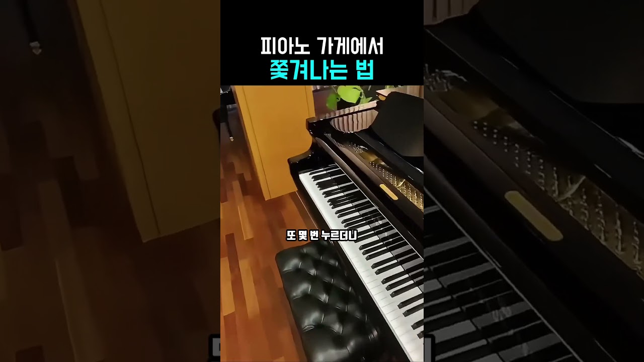 피아노 가게에서 쫓겨나는 법
