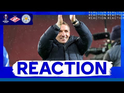 "I'm Very Proud Of The Team" - Brendan Rodgers | Spartak Moscow 3 Leicester City 4
