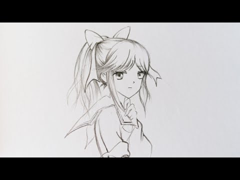 Video Drawing Anime girl part 4, Cách vẽ nhân vật hoạt hình... - youtube