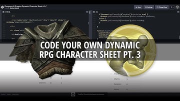 How to Code a Dynamic RPG Character Sheet Pt. 3 - Armor Class