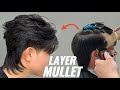 How to Cut Perfect Layer Mullet Hairmen's | 2025 Layer Mullet Haircut Tutorial (Step-by-Step) Trend 