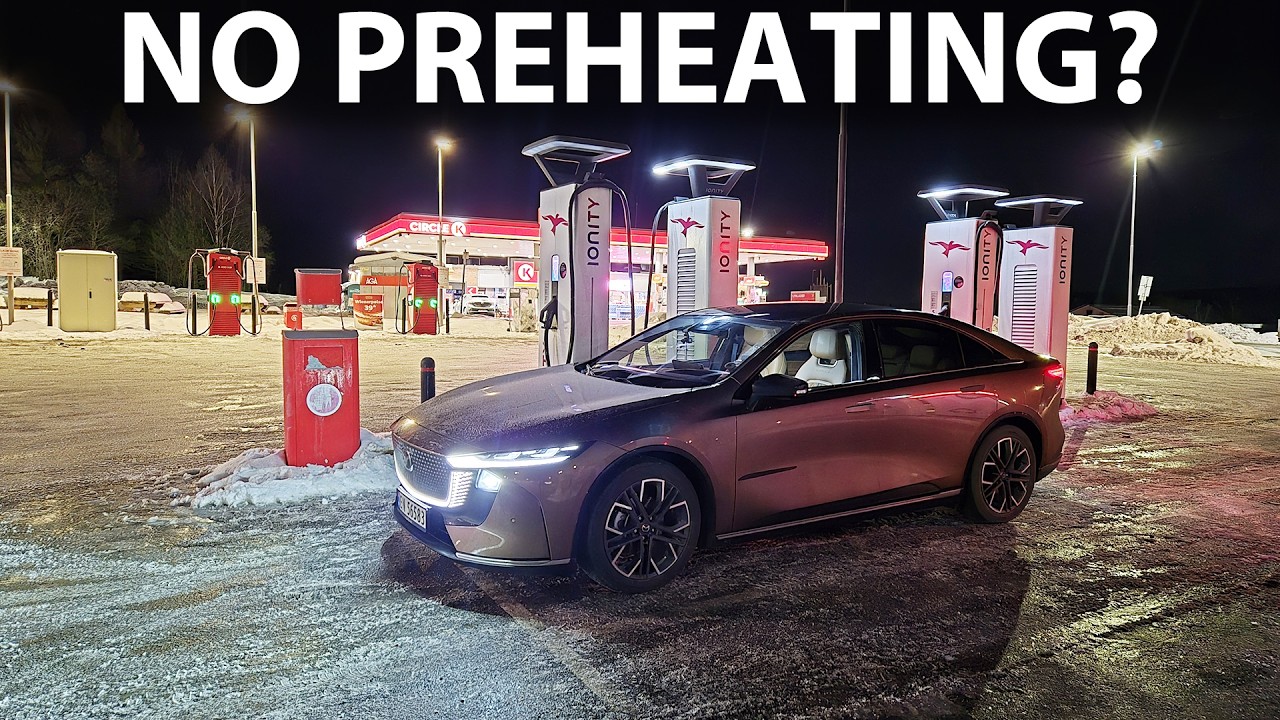 Mazda 6e Standard Range battery capacity test in cold weather