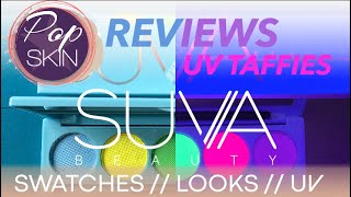 Popskin reviews SUVA Beauty UV Taffies Hydra FX palette - Cakeliners | plus swatches and looks