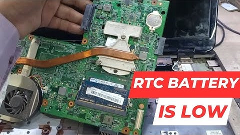 RTC Battery is low - Dell Inspiron n5010 CMOS Problem - How to fix dell checksum error - CMOS Error