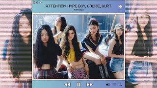 NewJeans (뉴진스) - Attention\/Hype Boy\/Cookie\/Hurt (1 Hour Loop) \/ 1시간