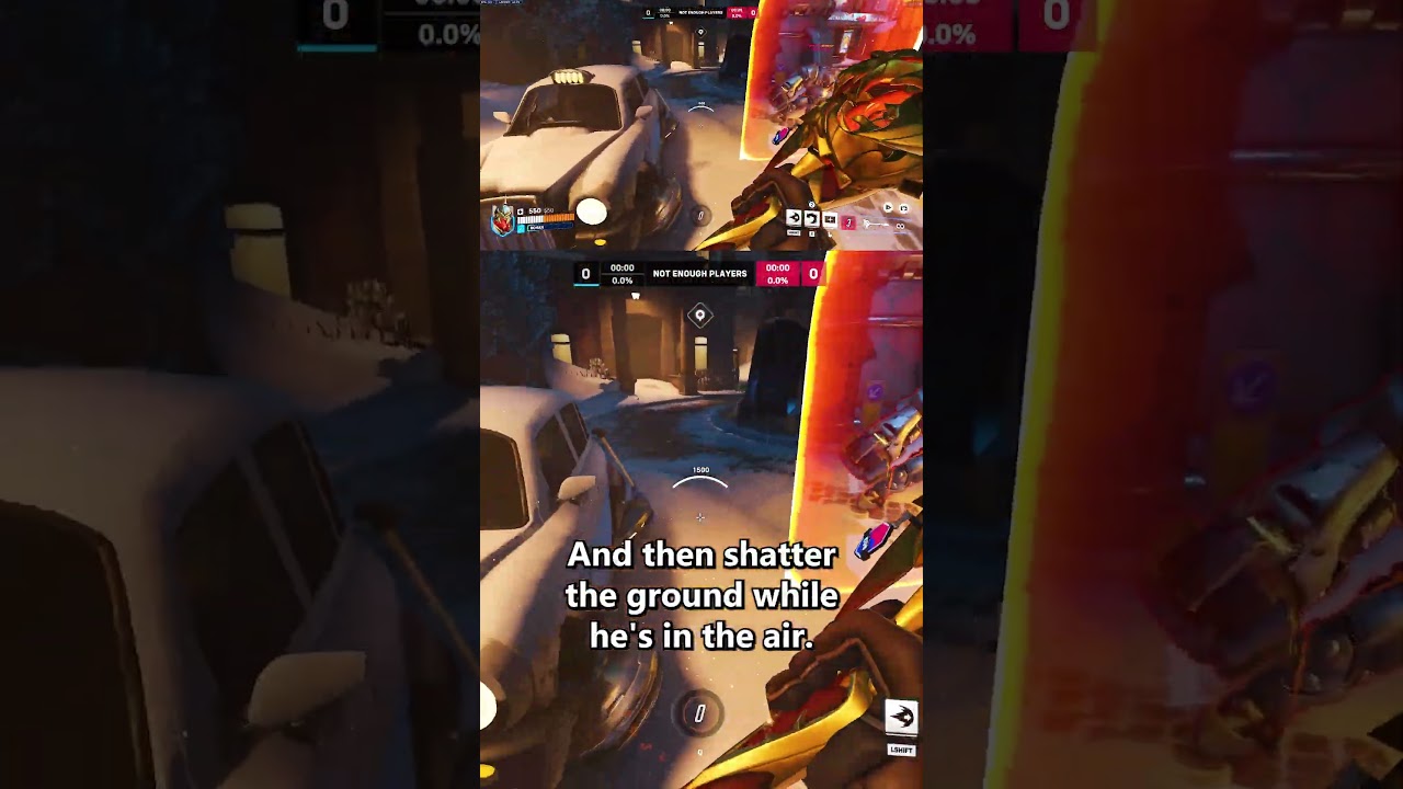 Took so many tries to get it  lol #overwatch #overwatch2 #overwatchcompetitive #ow #ow2 #reinhardt