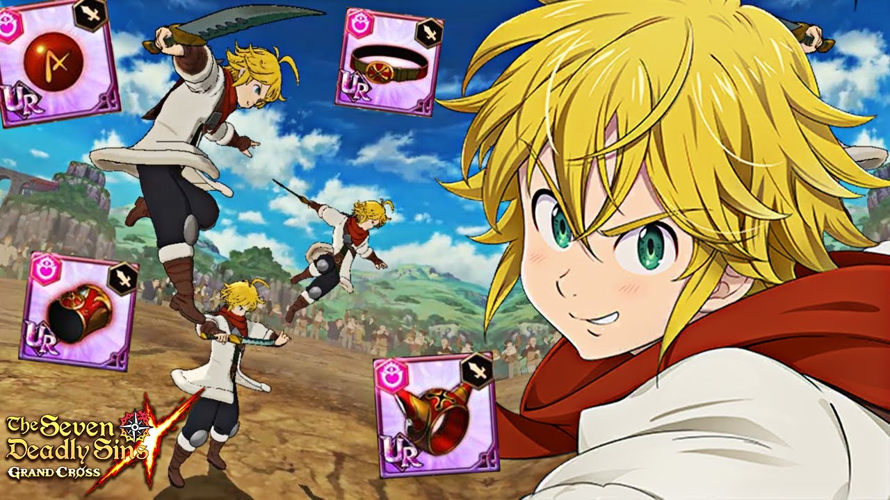 BUILT DIFFRENT! UR GEAR RAGNAROK LV MELIODAS PvP SHOWCASE! Seven Deadly Sins: Grand Cross