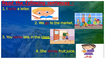Class 3, English 1, Chapter 14 (The Present Tense) Part 1 by Rimmi Singh