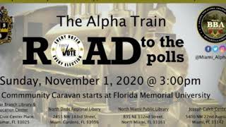 Beta Beta Lambda Chapter of Alpa Phi Alpha Fraternity Alpha Train Road to the Polls