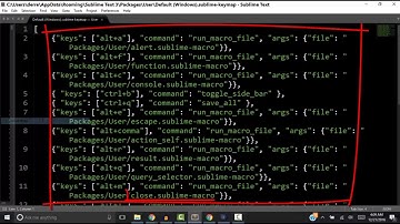 SUBLIME TEXT HOW TO RECORD A MACRO
