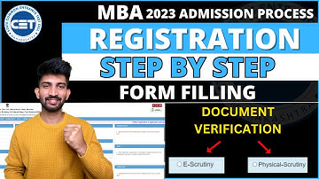 MBA Registration Form Filling Process 2023 | How to Fill MBA Registration Form 2023