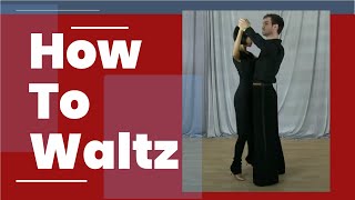 How to Waltz dance for beginners - The Progressive basic step