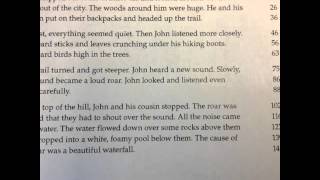 Grade 4 Reading Fluency - September Fluency Example 2