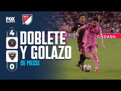 DOBLETE Y GOLAZO Lionel Messi | Inter Miami 4-0 DC United | MLS 2026