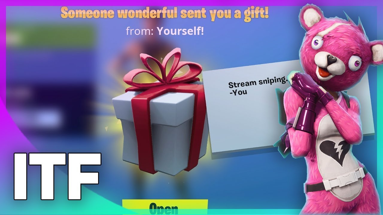 How do I send a Gift in Battle Royale? - Fortnite Support