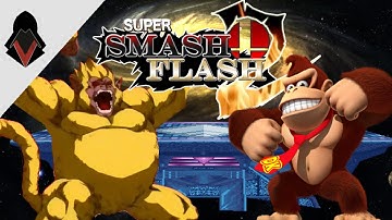 Super Smash Flash 2 - Goku vs Donkey Kong w/GAPITG
