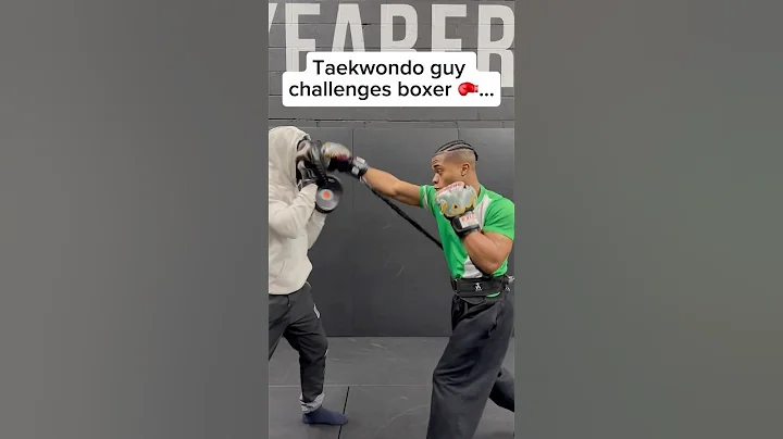 Taekwondo guy challenged a boxer, and this happened…