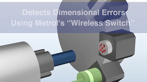 Detection of the dimensional errors【Dimension Discriminating Wireless Switch】