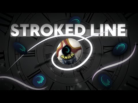 Stroke line Animation - Alightmotion tutorial.
