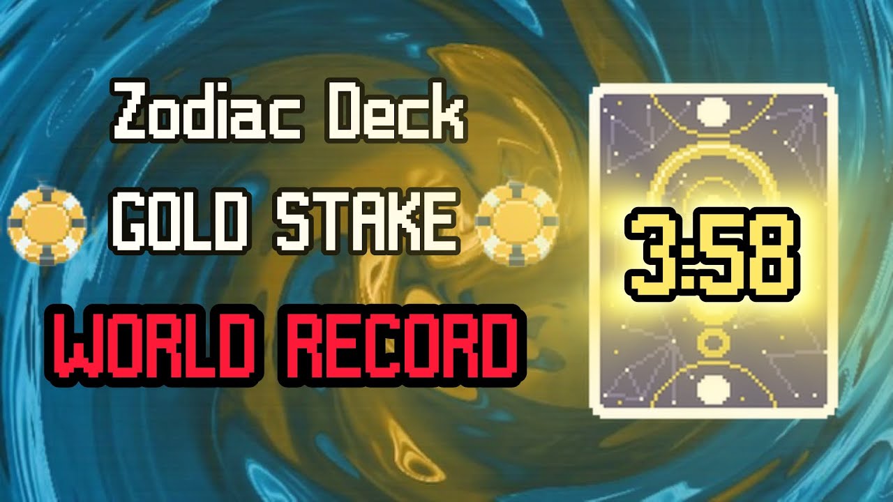 2ND EVER Balatro Gold Stake SUB 4 Mins (Non Plasma)