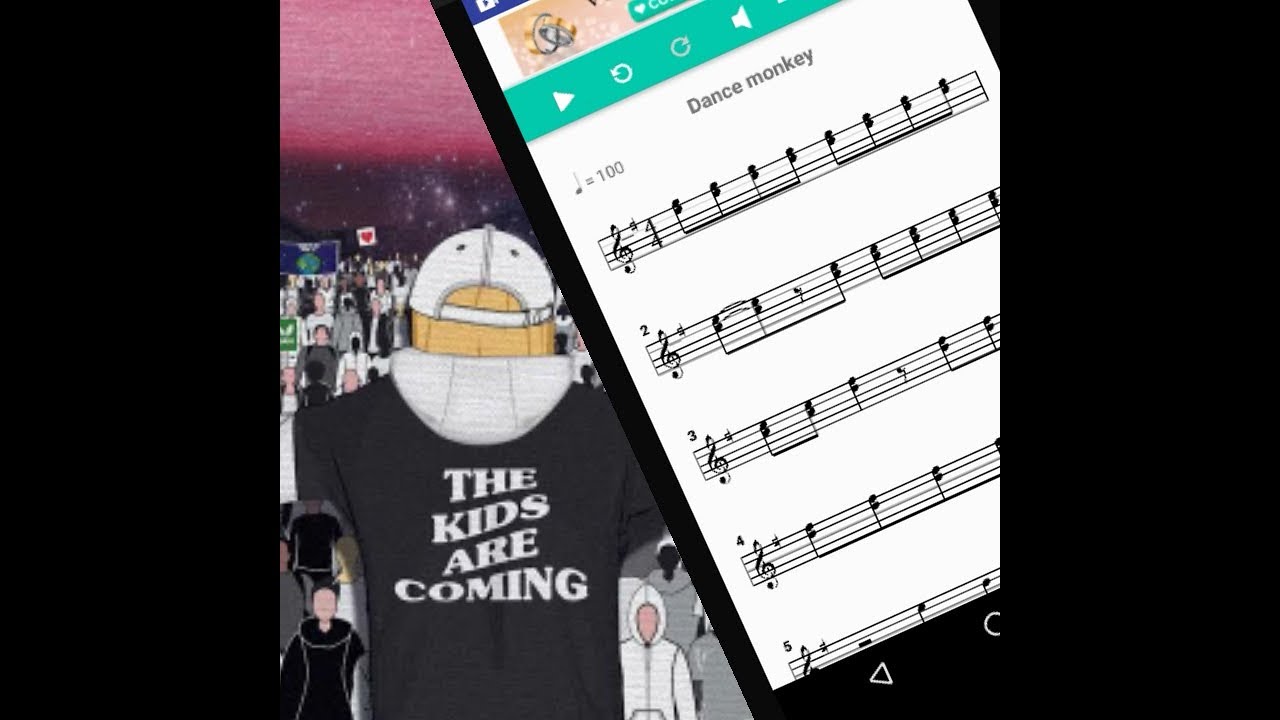 DANCE MONKEYTONES AND I PARTITURA VIOLINO CIFRA NOTAESCRITA 