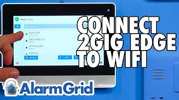 2GIG EDGE: Connect to Wifi