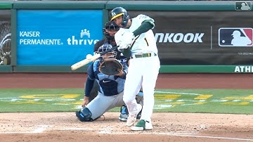 Kevin Smith ropes a line drive HOME RUN down the left-field line for his first career grand slam