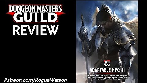 DMs Guild Review - Adaptable NPCs II