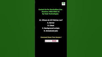 Contact Us For ServiceNow Live Sessions & Interview Support Hr Team : 9063 9063 32