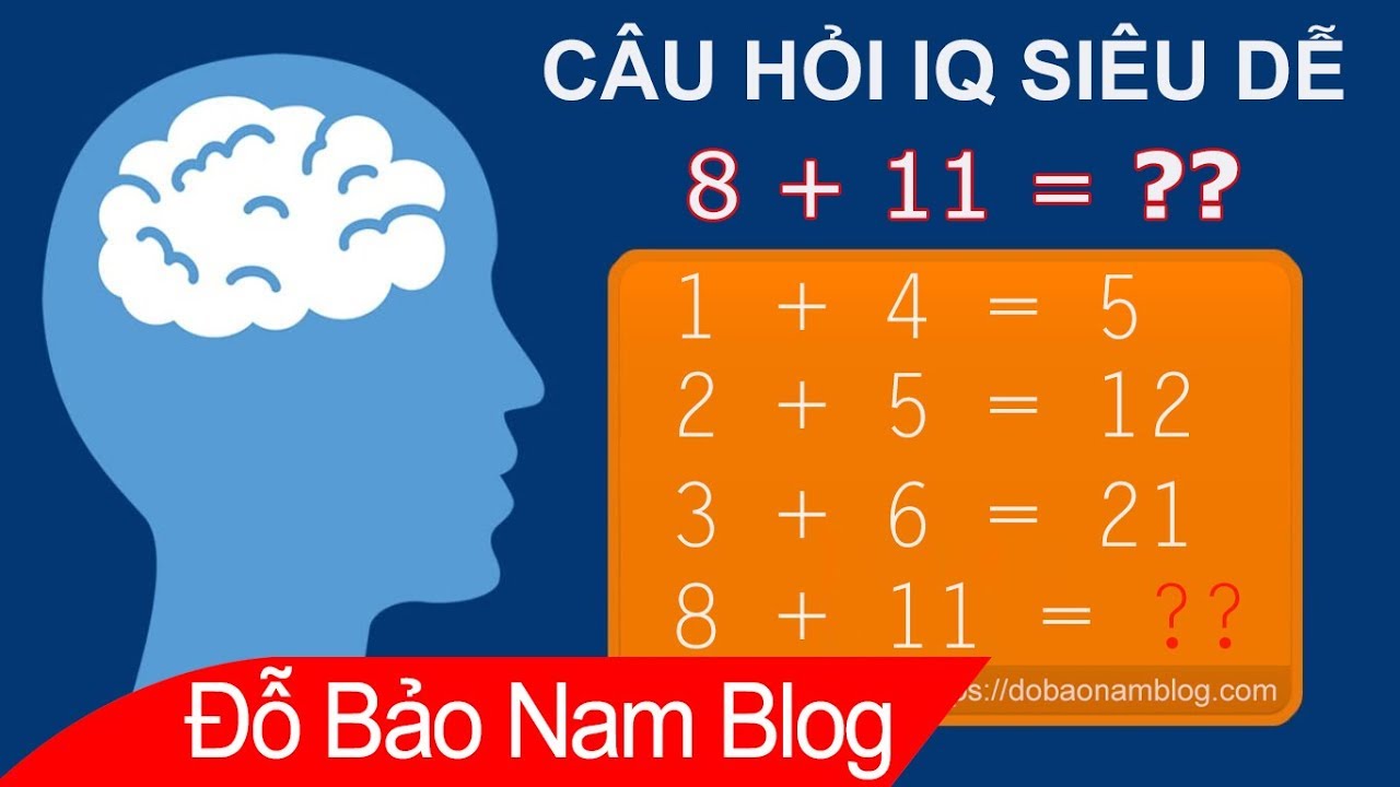 Câu hỏi IQ có đáp án rất hay và đơn giản nhưng hơn 90%... - youtube