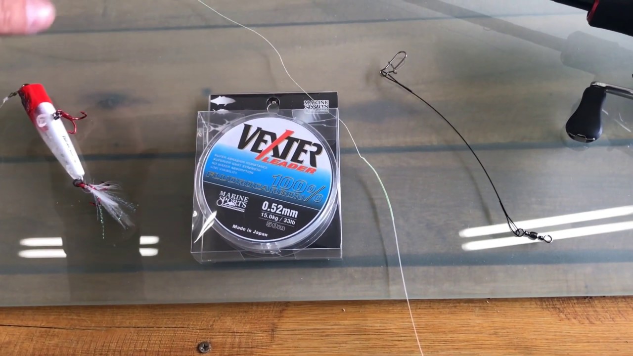 LEADERS, CABO DE AÇO OU FLUORCARBON?