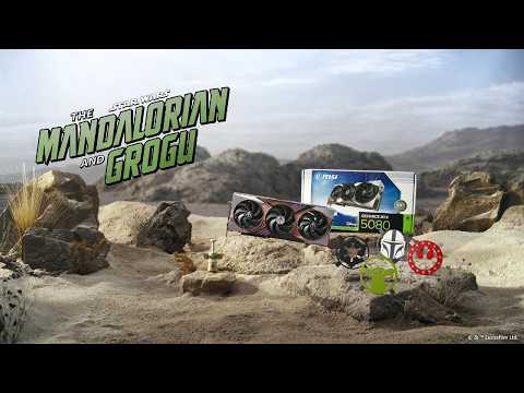 Découvrez la carte graphique MSI RTX™ 5080 16G The Mandalorian and Grogu Edition OC