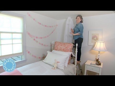 Learn Do Creating A Bed Canopy Home How To Series Martha Stewart