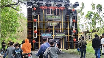 Suasana garis start karnaval gampingan pagak sound system full fusso