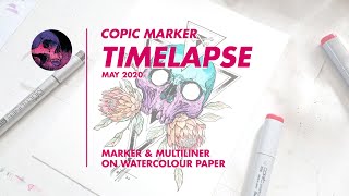 Copic Marker Timelapse Artwork