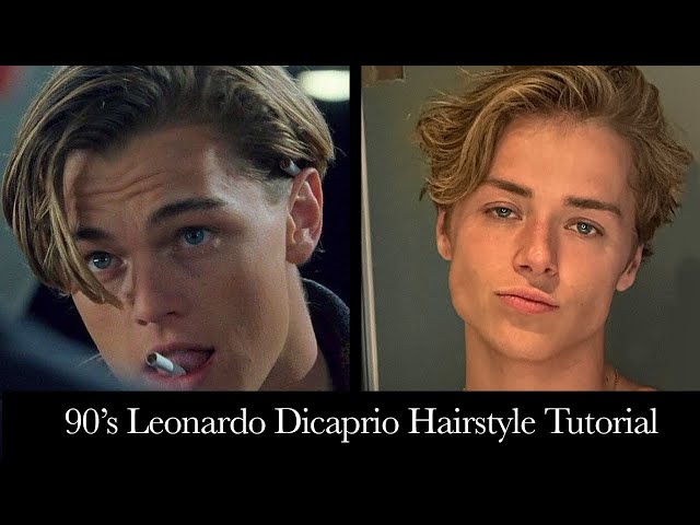 Leonardo DiCaprio Inspired Hairstyle Tutorial 2023 - UPDATED - YouTube