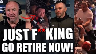 Dana White TRASHES Colby Covington After 'Getting DESTROYED' by Edwards! UFC 296 Reactions