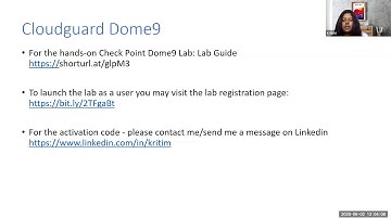 Demo of CloudGuard Dome9 By Kriti Mohun - 2 Jun