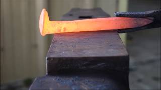 Forging a Railroad Spike Knife