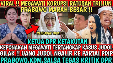 KETUA DPR MENANGIS ! PRABOWO BERSAMA KDM & SALSA DESAK DPR SAH KAN RUU PERAMPASAN ASET