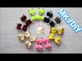 МК маленькие бантики заколки  "РЫБКА" / Канзаши  / DIY  hair clips small bows "FISH"