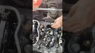 rockar arm removing of scania DC13 engine