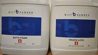 Bilt Hamber Auto Foam (4%) vs Bilt Hamber Touch Less (4%)