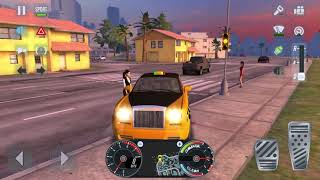 Luxury rolls Royce working as taxi - taxi sim 2020 - best mobile games - android gameplay - iPhone screenshot 5