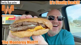 Is the Whataburger Monterey Melt Worth the Hype 🔥 Review + First Bite! brickeats