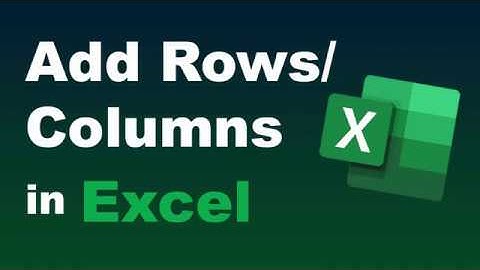 Top Excel Interview Questions #5 - How to Add, Delete, and Select Rows and Columns (with shortcuts)