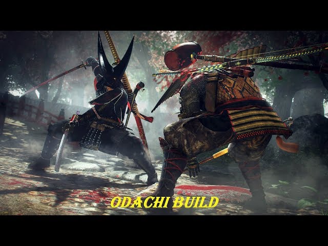 Nioh. DICAS build, guerreiro ocidente , espadashin e general kigtsu (teste  dano marobashi) 