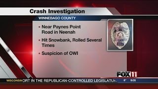 Menasha man arrested for OWI after rolling SUV on Lake Winnebago
