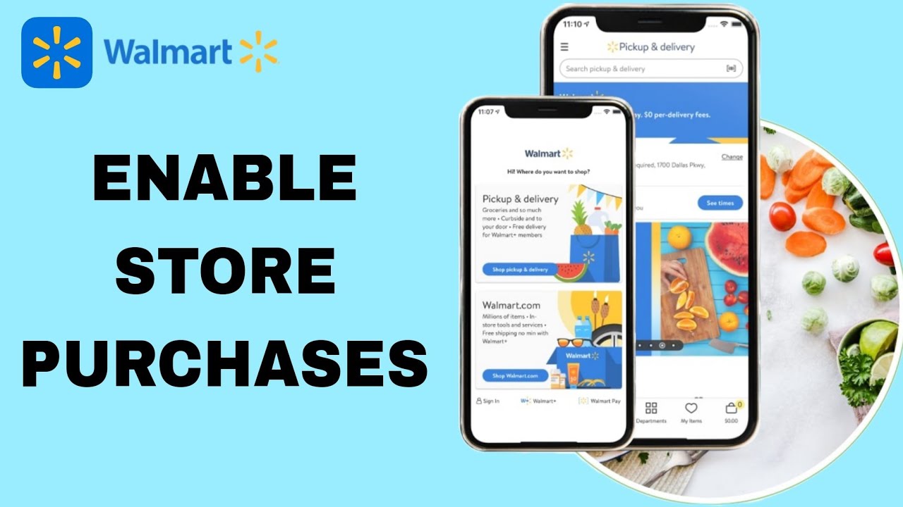 How To Enable Store Purchases On Walmart App - YouTube
