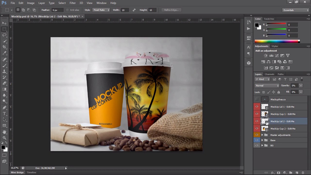 Coffe Cup Mockup - PSD - Free Download